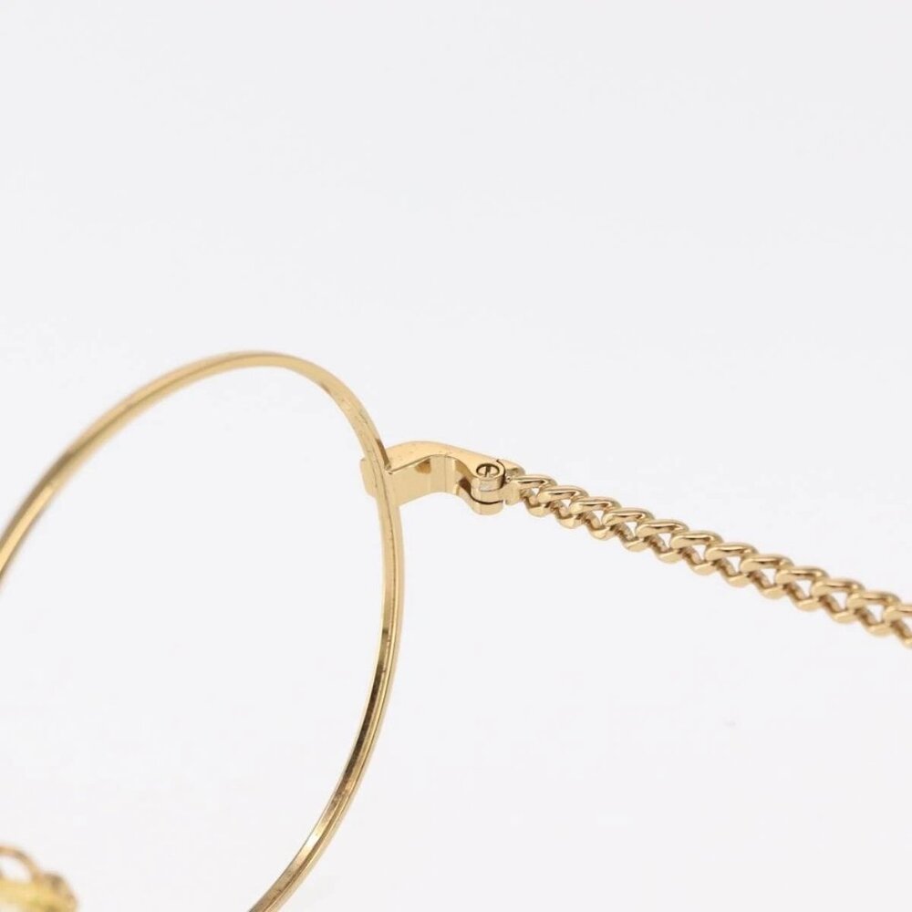 CHANEL Sunglasses frames metal Gold CC Auth 153002 - Picture 11 of 14